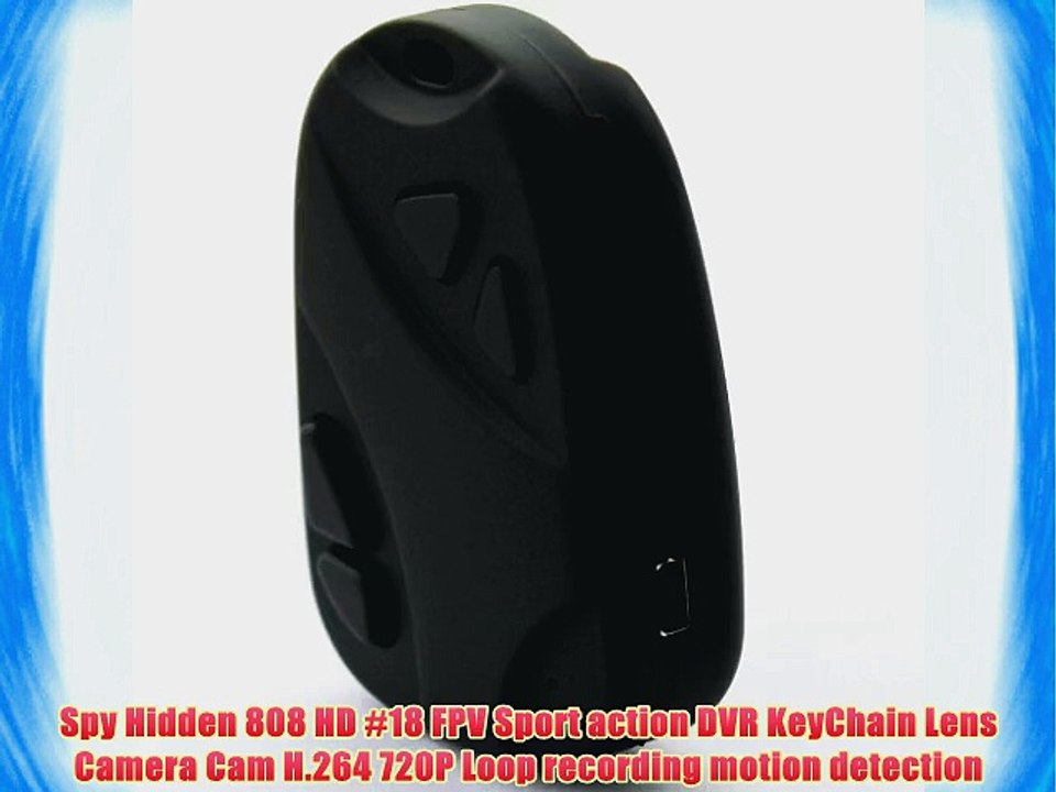 Spy Hidden 808 HD #18 FPV Sport action DVR KeyChain Lens Camera Cam H.264 720P Loop recording