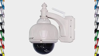 Wanscam 3x Zoom Pan/Tilt PTZ Dome Wireless WiFi IP Camera IR Cut CCTV Waterproof Outdoor Night