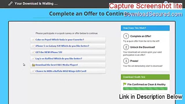 Capture Screenshot lite Key Gen [Risk Free Download 2015]