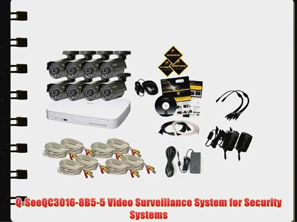 Q-SeeQC3016-8B5-5 Video Surveillance System for Security Systems