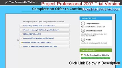 Project Professional 2007 Trial Version Download (Legit Download 2015)
