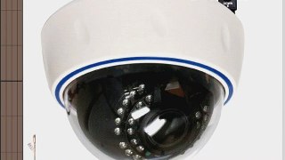 GW Security 1/3-Inch Sony Exview HAD CCD II with Effio-E DSP Devices CCTV Dome Indoor Security