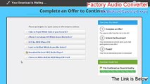 Factory Audio Converter Keygen [Legit Download]