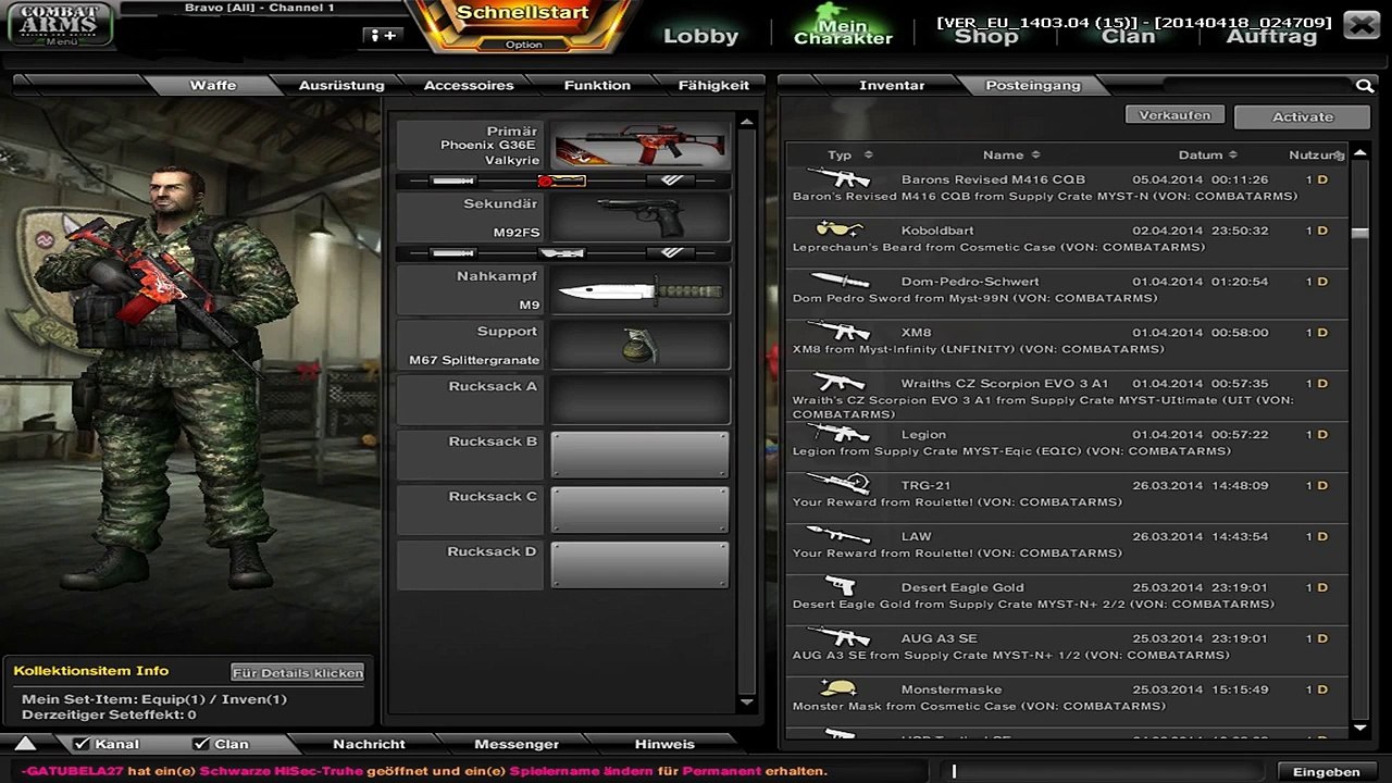 Buy Sell Accounts - Combat Arms _ Account Selling _ 50 Renewal Kits + Namen Change _ Hot Inbox Items!