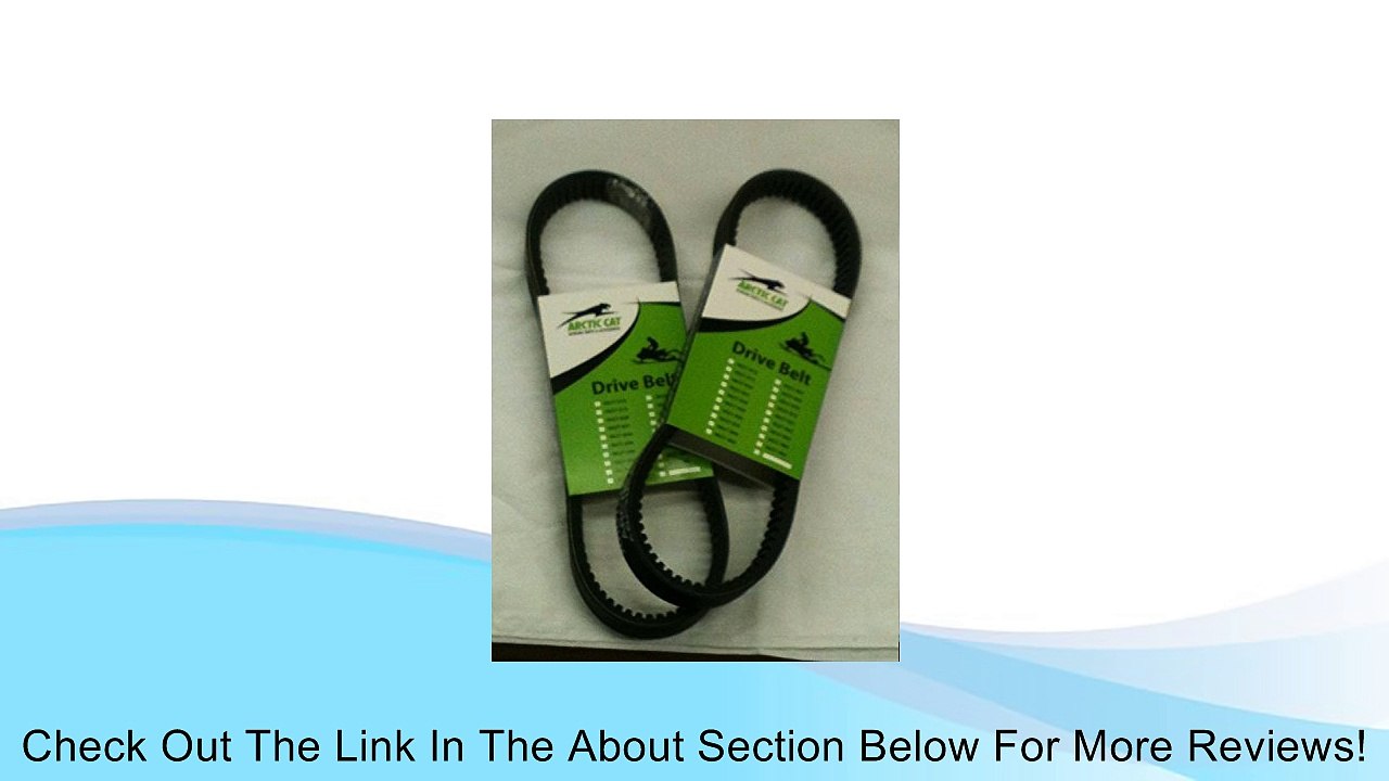 Arctic Cat Snowmobile Drive Belt, 2-pack Pantera Powder ZL ZR PS Thundercat MC Firecat Sabercat King Cat Sno Pro Review