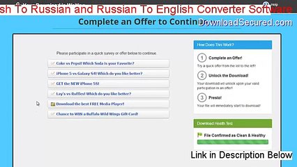 English To Russian and Russian To English Converter Software Full Download [Download Now]