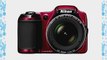 Nikon COOLPIX 26403B L820 16 MP CMOS Digital Camera with 30x Zoom Lens and Full HD 1080p Video