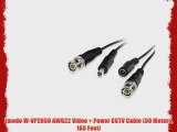 Zmodo W-VP2050 AWG22 Video   Power CCTV Cable (50 Meters 165 Feet)