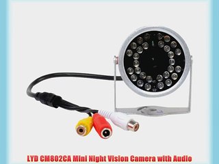 LYD CM802CA Mini Night Vision Camera with Audio
