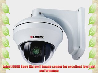 Lorex LZC7092B 960H 10x Pan-Tilt-Zoom Security Speed Dome Camera (White)