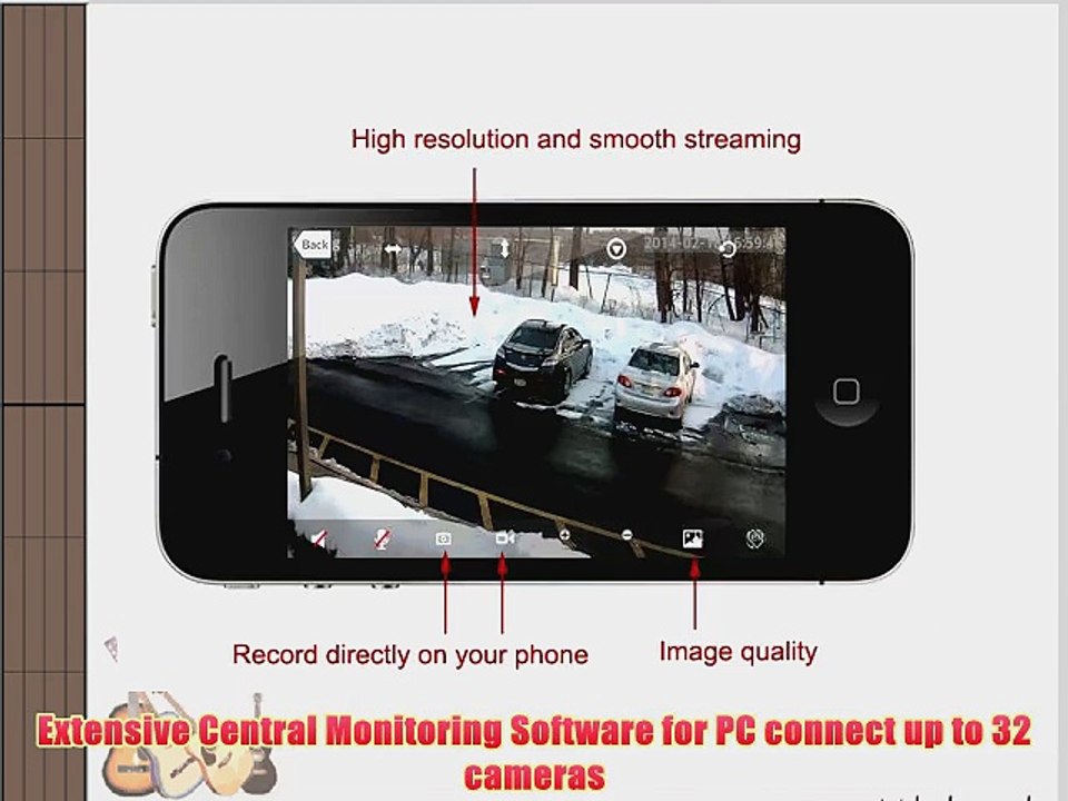 Spy Camera with WiFi Digital IP Signal Recording