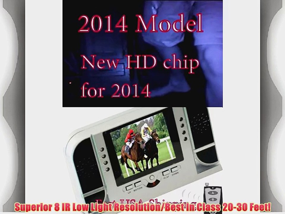 2014 Model KL216-TRUE HD with 20 foot Infrared nightvision Range- Continuous Recording ability-All