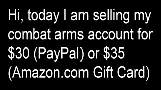 Buy Sell Accounts - combat arms account for sale 2014