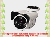 Aposonic A-CDBIV03 700-TVL Sony Exview II CCD Day and Night Varifocal 6-60mm CCTV Surveillance