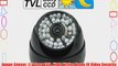 SecurityIng - 1/3 Inch Sony CCD IR Night Vision Dome CCTV Security Camera with 48 Pcs IR LEDs