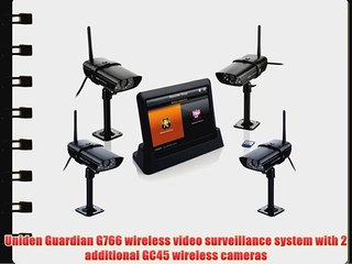 Uniden Guardian G766 Wireless Video Surveillance System   2 GC45 Wireless Cameras