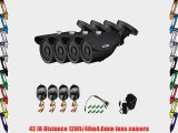 ZOSI 4 Pack 1/3 800TVL 960H High Resolution Security Surveillance CCTV Camera Kit 42 Led Had