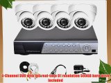 iPower Security SCCMBO0002-500G 4 Channel 500GB HDD Full D1 DVR Security Surveillance System