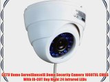 1000TVL Dome Security Camera CCTV CMOS With IR-CUT IR Day Night 24 Infrared LEDs Home Surveillance