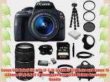 Canon EOS Rebel SL1 with EF-S 18-55mm IS STM Lens and Canon 75-300mm f/4.0-5.6 EF III Zoom