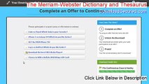 The Merriam-Webster Dictionary and Thesaurus Free Download (franklin merriam webster dictionary and thesaurus)