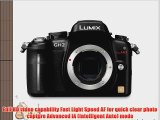 Panasonic Lumix DMC-GH2 16.05 MP Live MOS Interchangeable Lens Camera with 3-Inch Free-Angle
