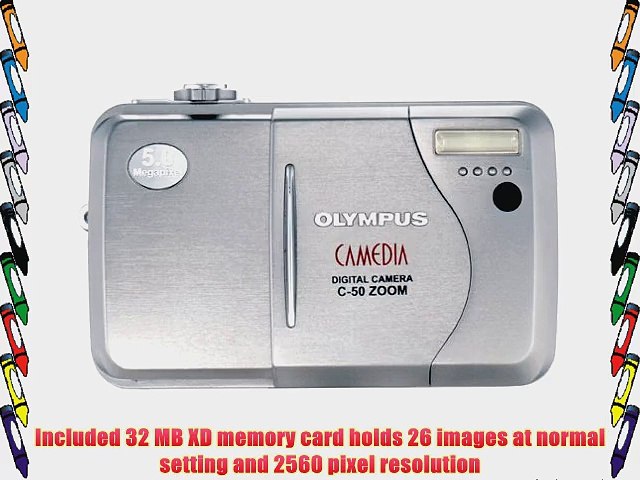 Olympus Camedia C-50 5MP Digital Camera w/ 3x Optical Zoom - video  Dailymotion