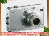 Sony Cybershot DSC-W100 8.1MP Digital Camera with 3x Optical Zoom