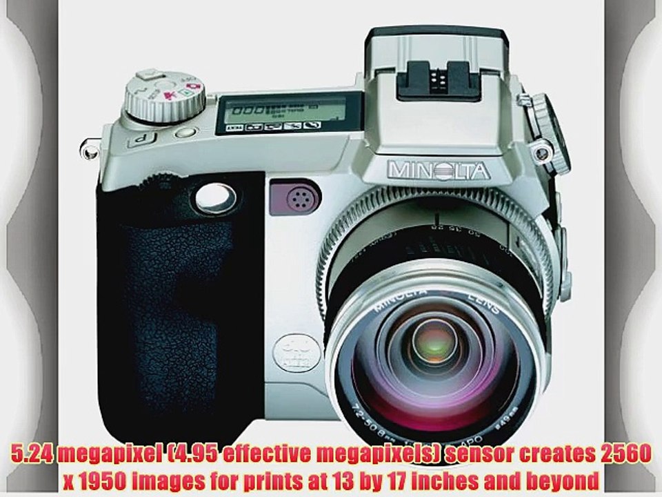 Minolta Dimage 7i  5MP Digital Camera w/ 7x Optical Zoom