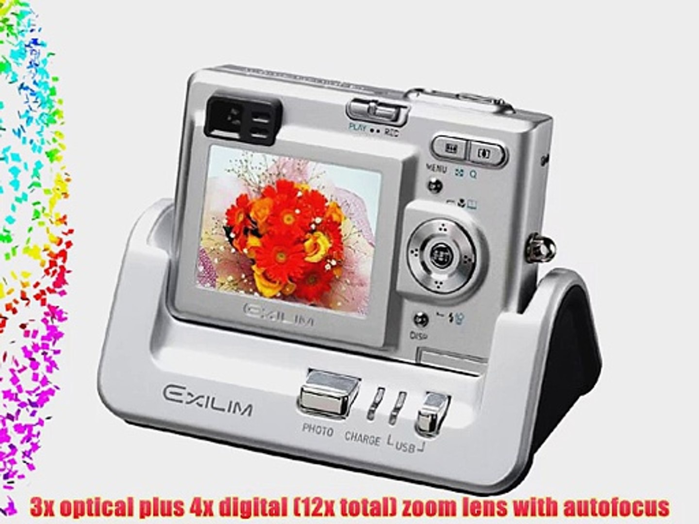 Woord liefde Nodig uit Casio Exilim EX-Z3 3.2MP Digital Camera w/ 3x Optical Zoom and Dock - video  Dailymotion