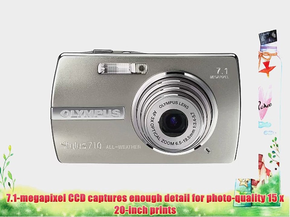 Olympus Stylus 710 7.1MP Ultra Slim Digital Camera with 3x Optical Zoom (Silver)