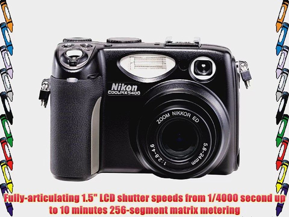 Nikon Coolpix 5400 5.1 MP Digital Camera w/ 4x Optical Zoom