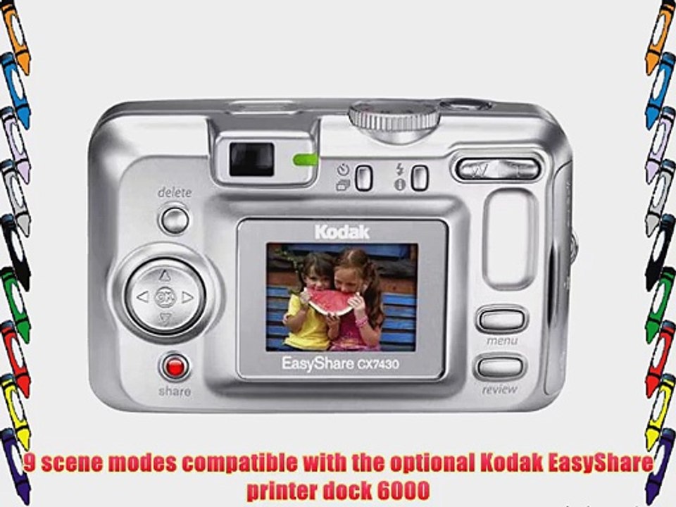 Kodak Easyshare CX7430 4 MP Digital Camera with 3xOptical Zoom