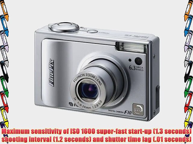 Fujifilm Finepix F10 6.3MP Digital Camera with 3x Optical Zoom