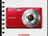 Sony Cyber-shot DSC-W620 14.1 MP Digital Camera with 5x Optical Zoom and 2.7-Inch LCD (Red)
