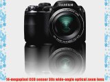 Fujifilm FinePix S4000 14 MP Digital Camera with Fujinon 30x Super Wide Angle Optical Zoom