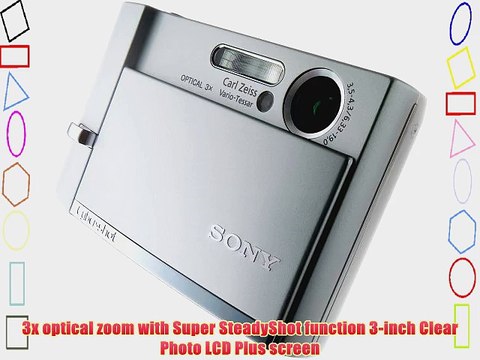 Sony Cybershot DSCT30 7.2MP Digital Camera with 3x Super SteadyShot Stabilization Zoom
