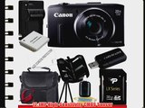 Canon PowerShot SX280 HS Digital Camera (Black) 32GB Package