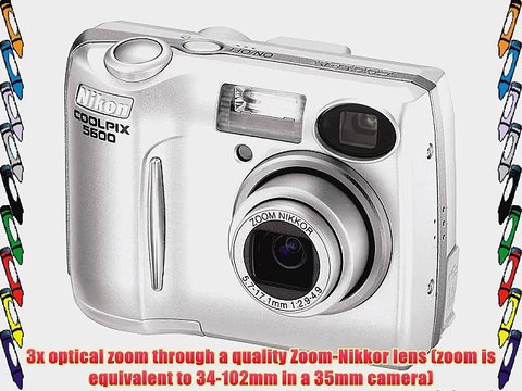 Nikon Coolpix 5600 5MP Digital Camera with 3x Optical Zoom