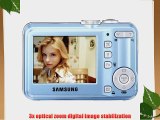Samsung S860 8.1MP Digital Camera with 3x Optical Zoom (Blue)