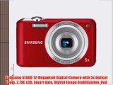 Samsung SL600 12 Megapixel Digital Camera with 5x Optical Zoom 2.7?? LCD Smart Auto Digital