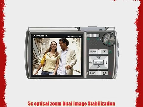 Olympus Stylus 830 8MP Digital Camera with Dual Image Stabilized 5x Optical Zoom (Silver)