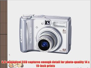Canon PowerShot A540 6MP Digital Camera with 4x Optical Zoom
