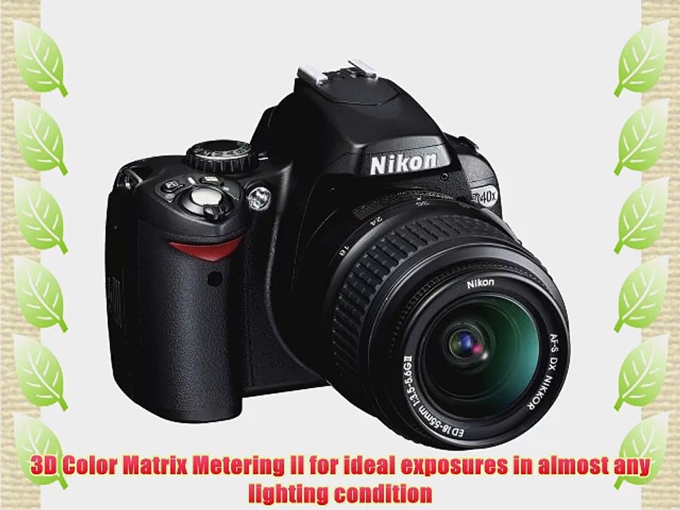 Nikon D40x 10.2MP Digital SLR Camera with 18-55mm f/3.5-5.6G ED II AF-S DX Zoom-Nikkor Lens