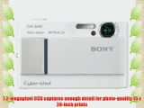 Sony Cybershot DSC-T10 7.2 MP Digital Camera with 3x Optical Steady Shot Zoom (White)