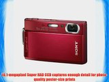 Sony Cybershot DSCT300/R 10.1MP Digital Camera with 5x Optical Zoom with Super Steady Shot