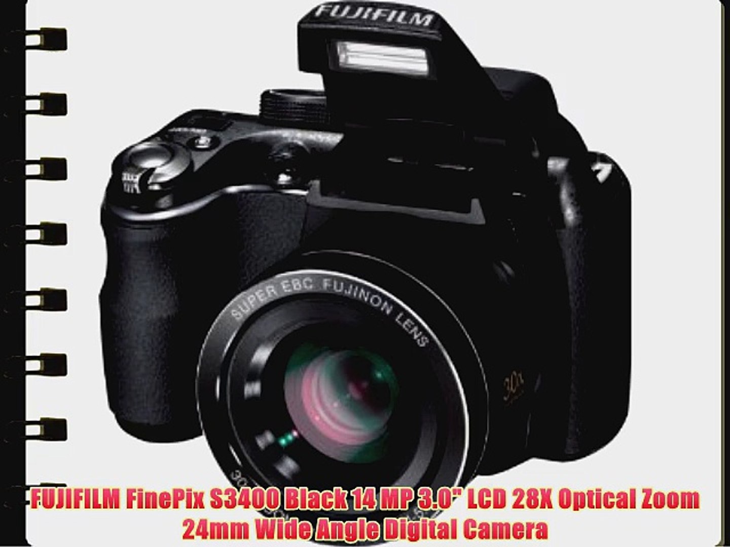 Fujifilm FinePix s3400ブラック14?MP 3.0? LCD 28?X光学ズーム