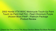 2002 Honda VTX1800C Motorcycle Touch-Up Paint Touch Up Paint Half Pint - Pearl Chromium Purple (Illusion Blue) P44P - Platinum Package Review