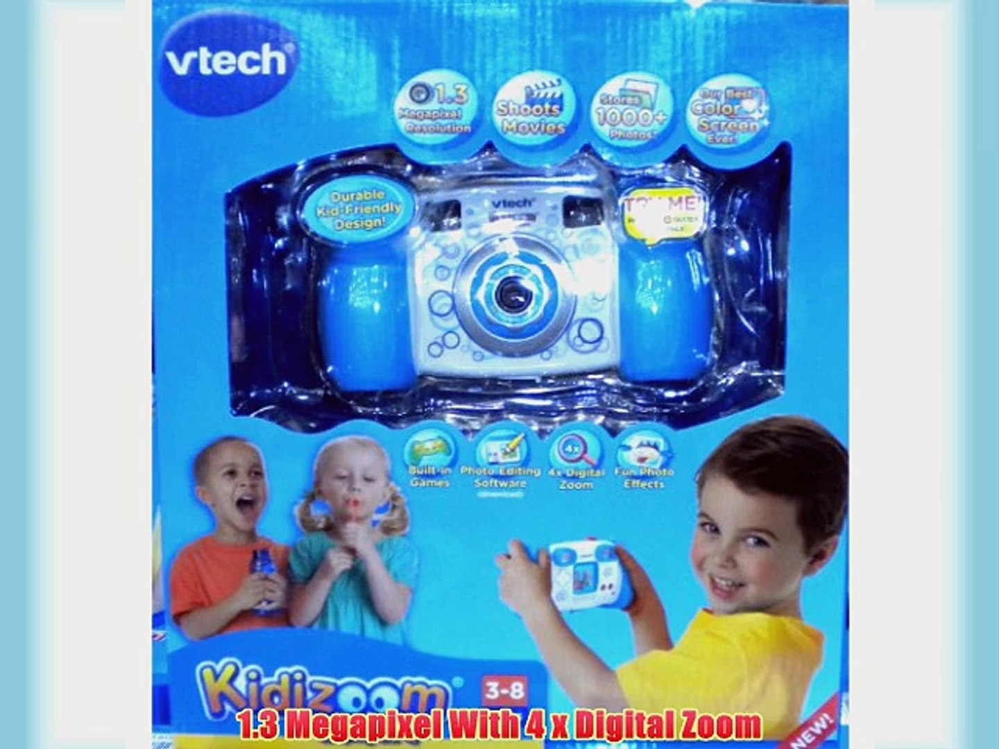 vtech kidizoom camera blue