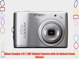 Nikon Coolpix L14 7.1MP Digital Camera with 3x Optical Zoom (Silver)